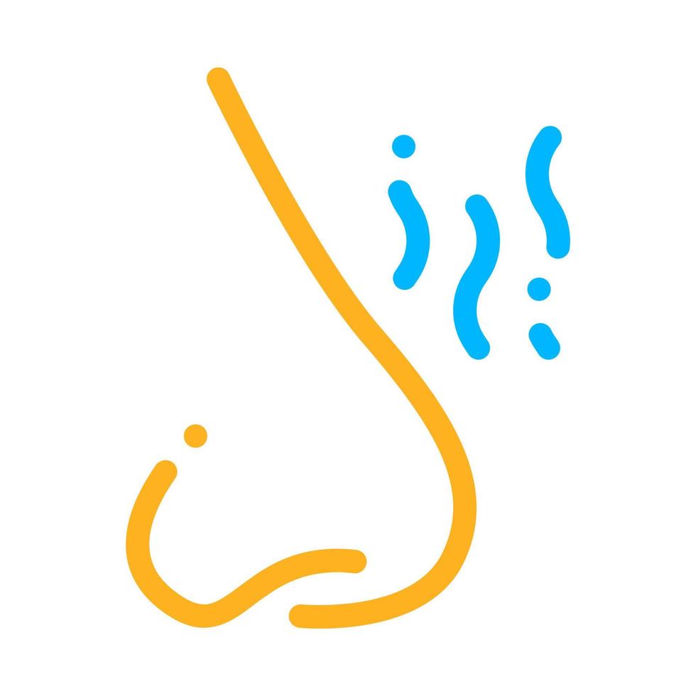 Increased Sense Of Smell Symptomp Vector Icon