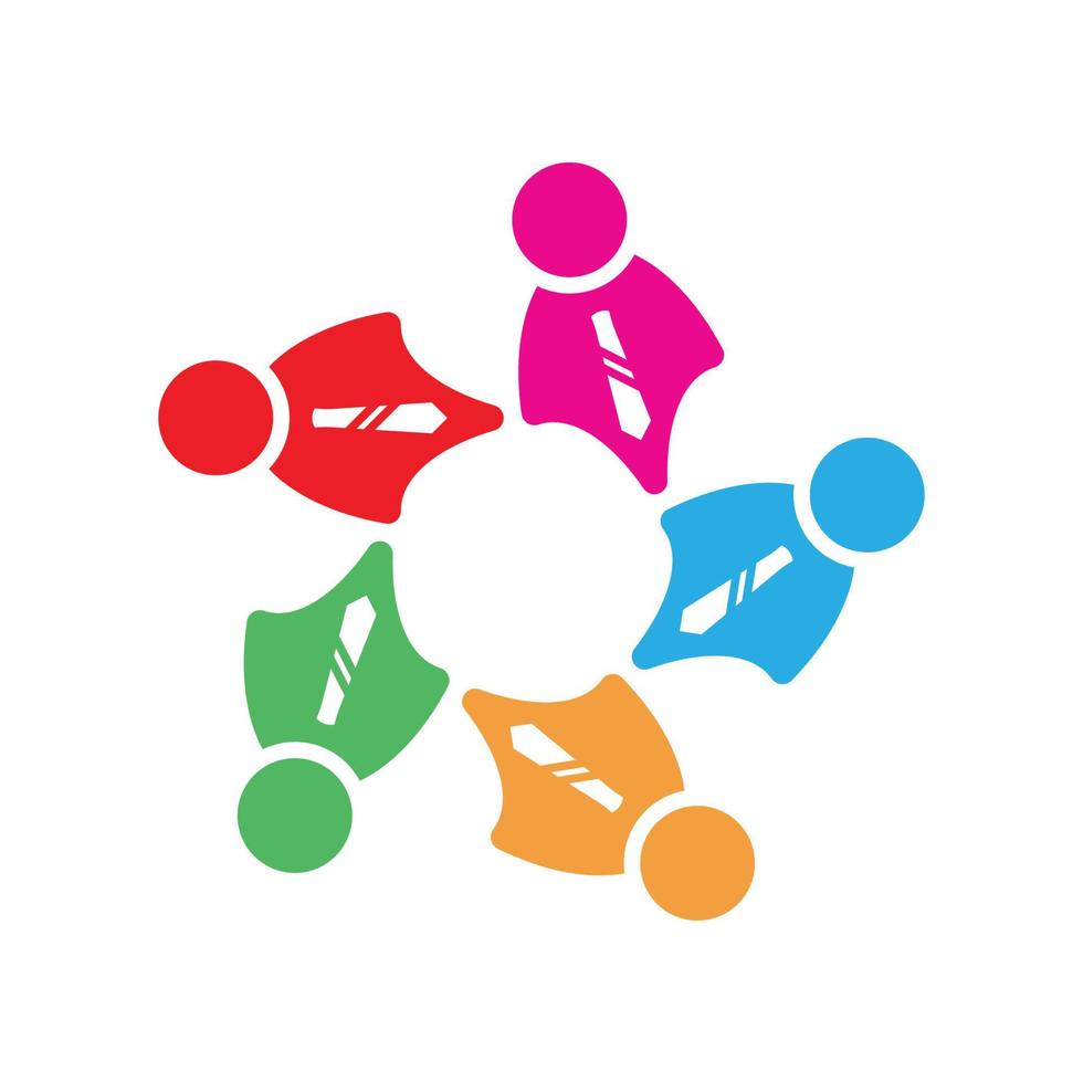 People icon work group vector