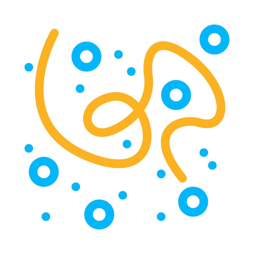 Microscopic Bacterium Organism Vector Sign Icon