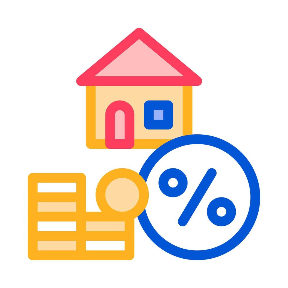 House Mortgage Service Tick Vector Thin Line Icon