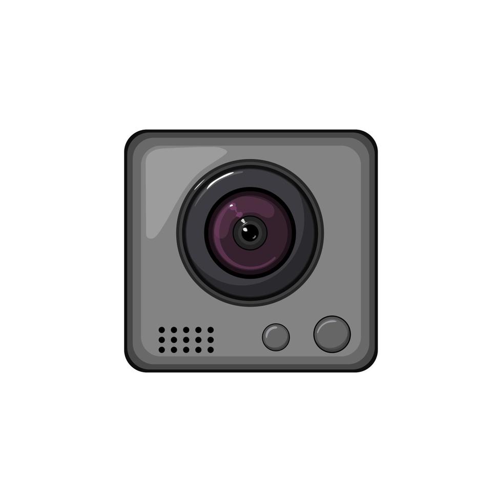 cam action camera cartoon vector illustration