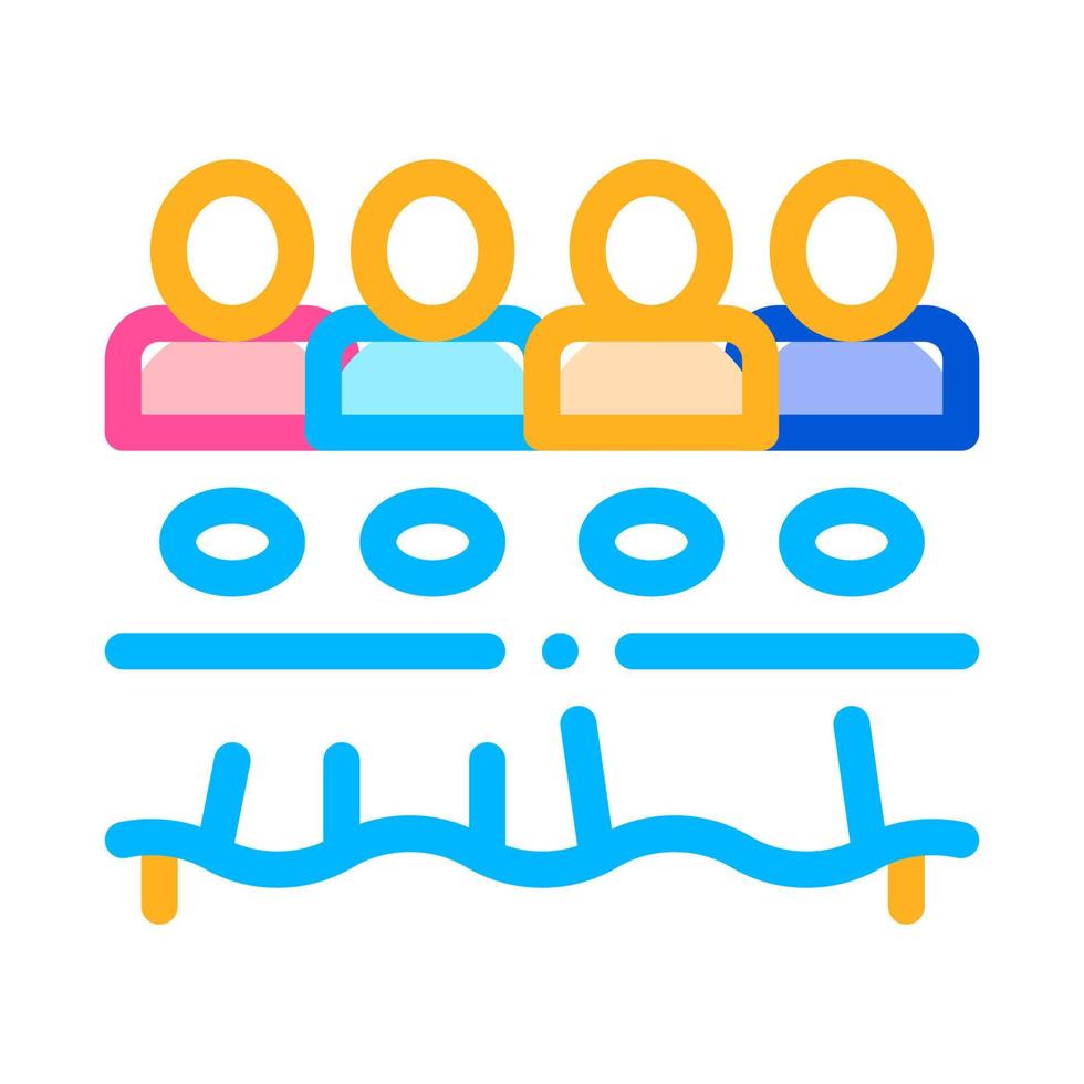 Wedding Dinner-party Sign Thin Line Vector Icon