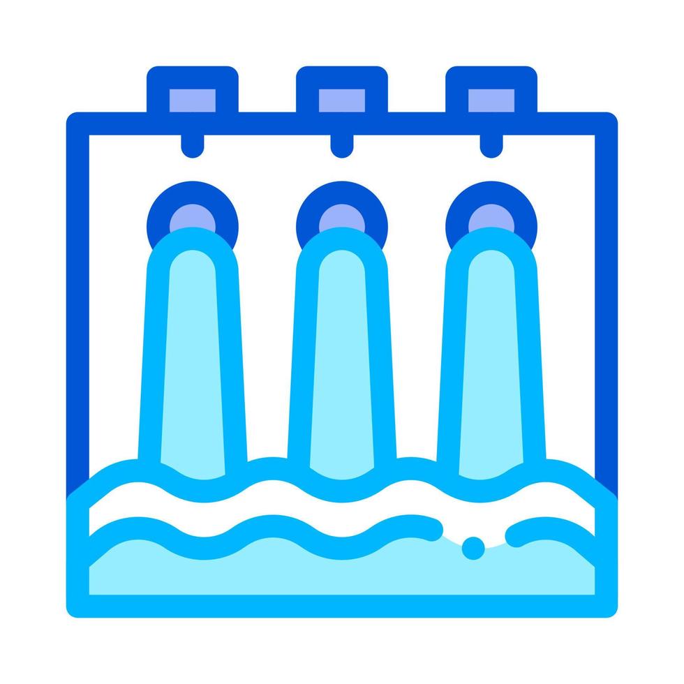 Water Hydraulic Engineering Station Vector Icon