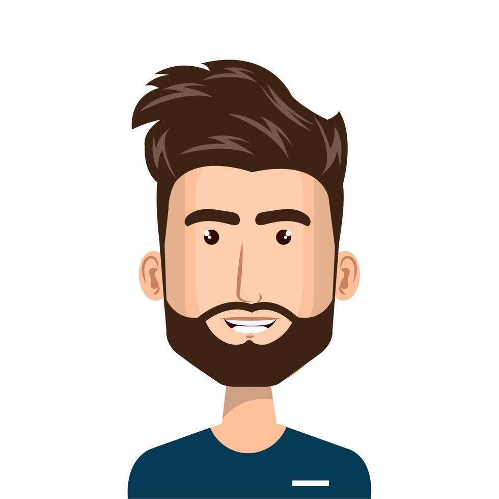 icono de personaje de avatar de paramédico masculino vector