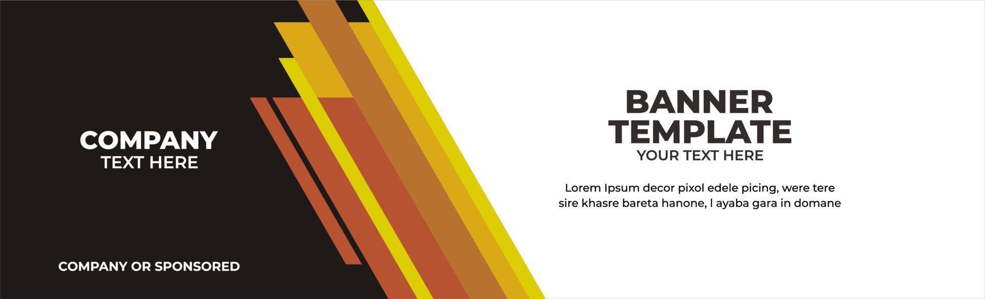 Abstract banner landscape design template. banner template, advertising, banner, banners corporate, banners iklan, shop board, banner luxury, banners shop, billboard design placard vector