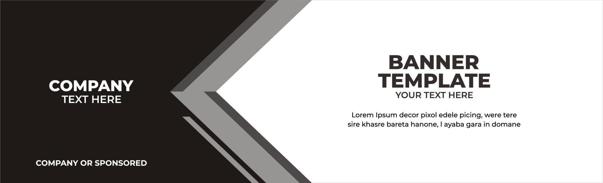 Abstract banner landscape design template. banner template, advertising, banner, banners corporate, banners iklan, shop board, banner luxury, banners shop, billboard design placard vector