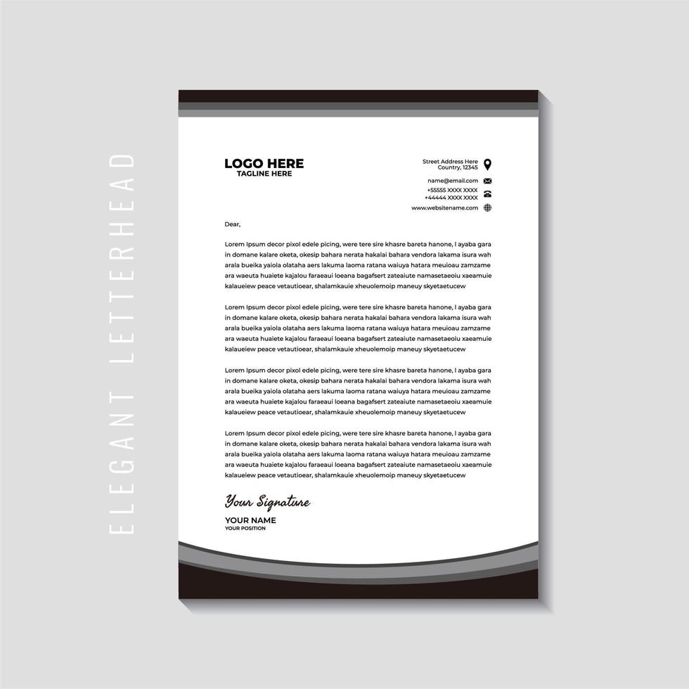 letterhead frame template,letterhead template,letterhead business,letterhead office,office stationery,office needs,employees,etc vector