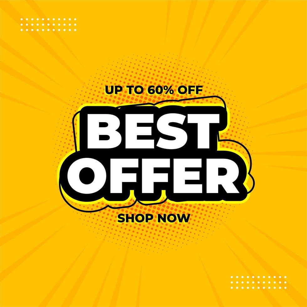 best offer sale banner. discount sale banners. space banner vector