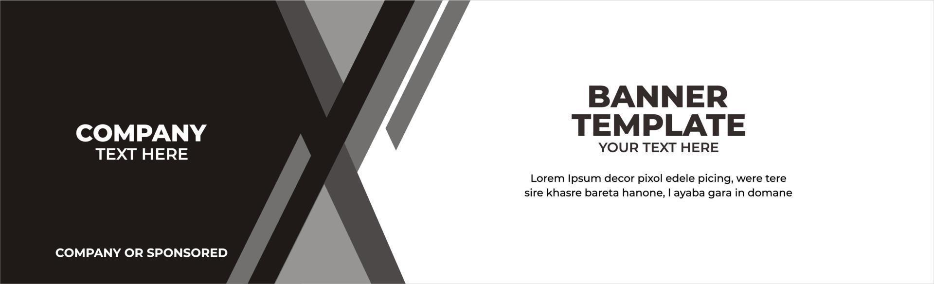 Abstract banner landscape design template. banner template, advertising, banner, banners corporate, banners iklan, shop board, banner luxury, banners shop, billboard design placard vector