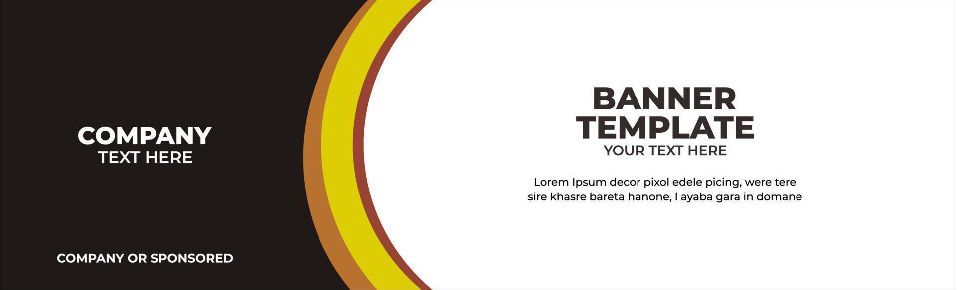 Abstract banner landscape design template. banner template, advertising, banner, banners corporate, banners iklan, shop board, banner luxury, banners shop, billboard design placard vector