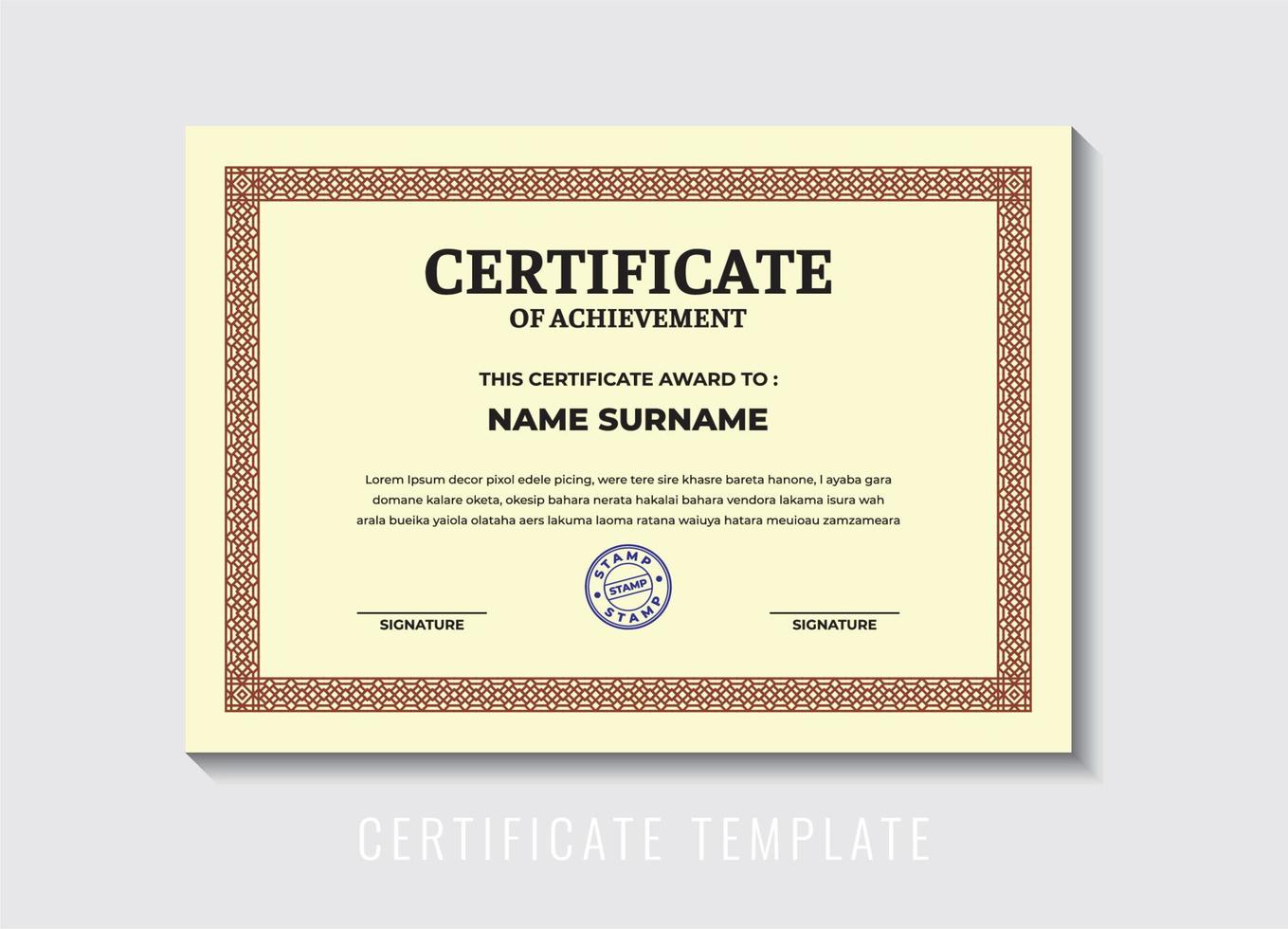 certificate frame template, for certificate template, certification, certificate award, certificate work, medallion, award, certificate, victory, win, graduation, achieve, winner, vector