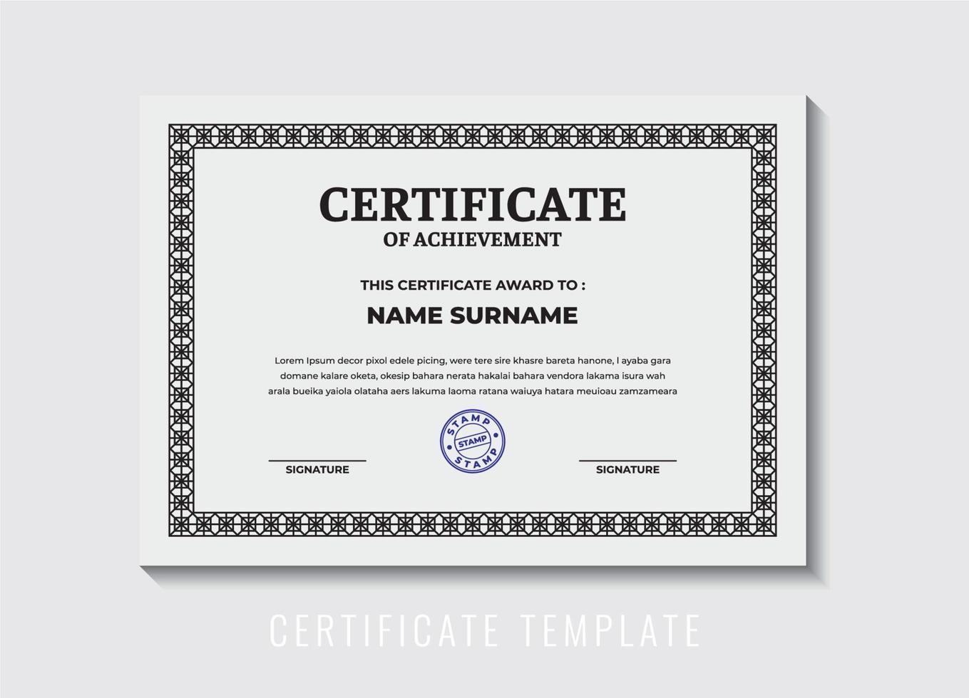 certificate frame template, for certificate template, certification, certificate award, certificate work, medallion, award, certificate, victory, win, graduation, achieve, winner, vector