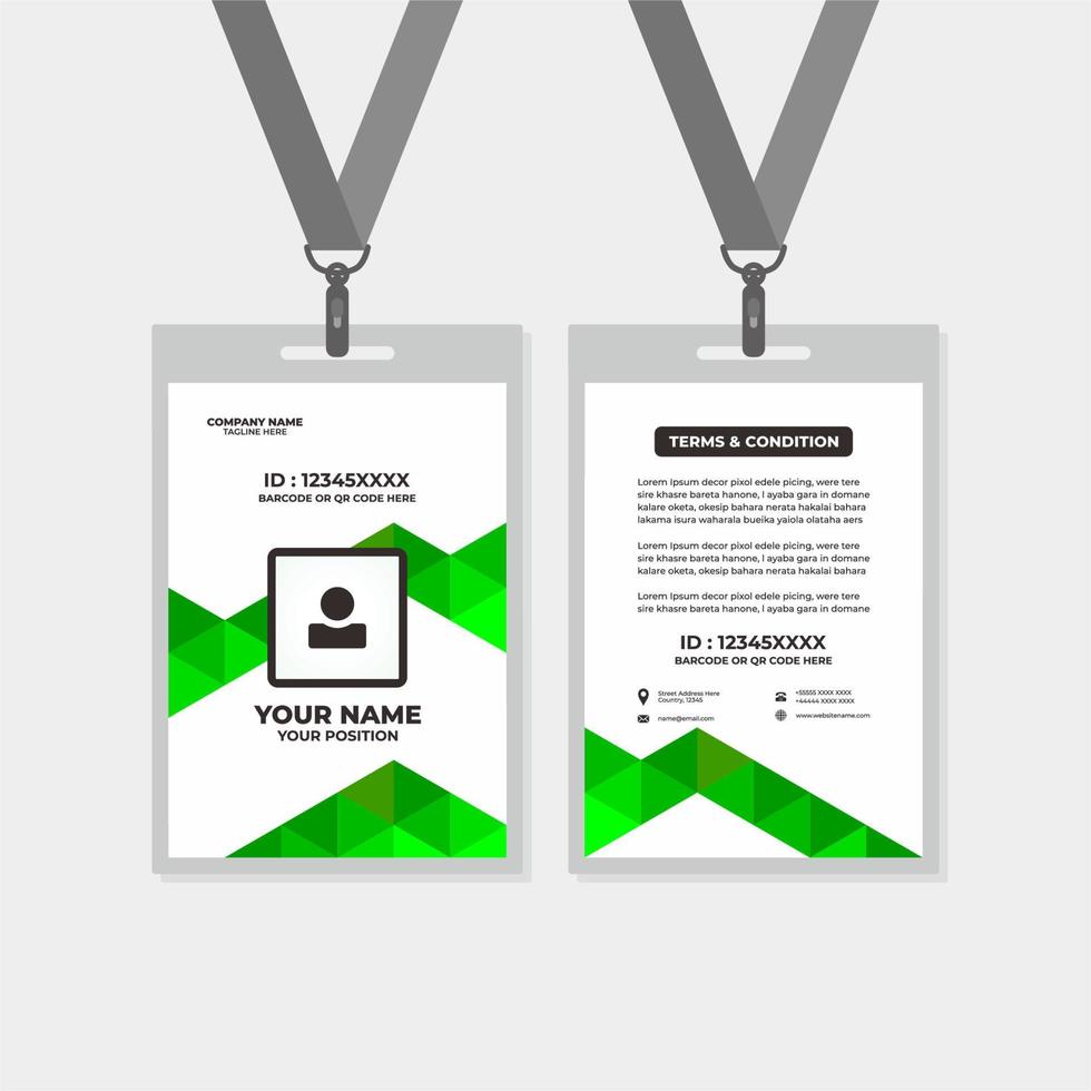 template id card, for name tag, committee, office, member, corporate, company, identity, staff,community, group, committee, club, vector