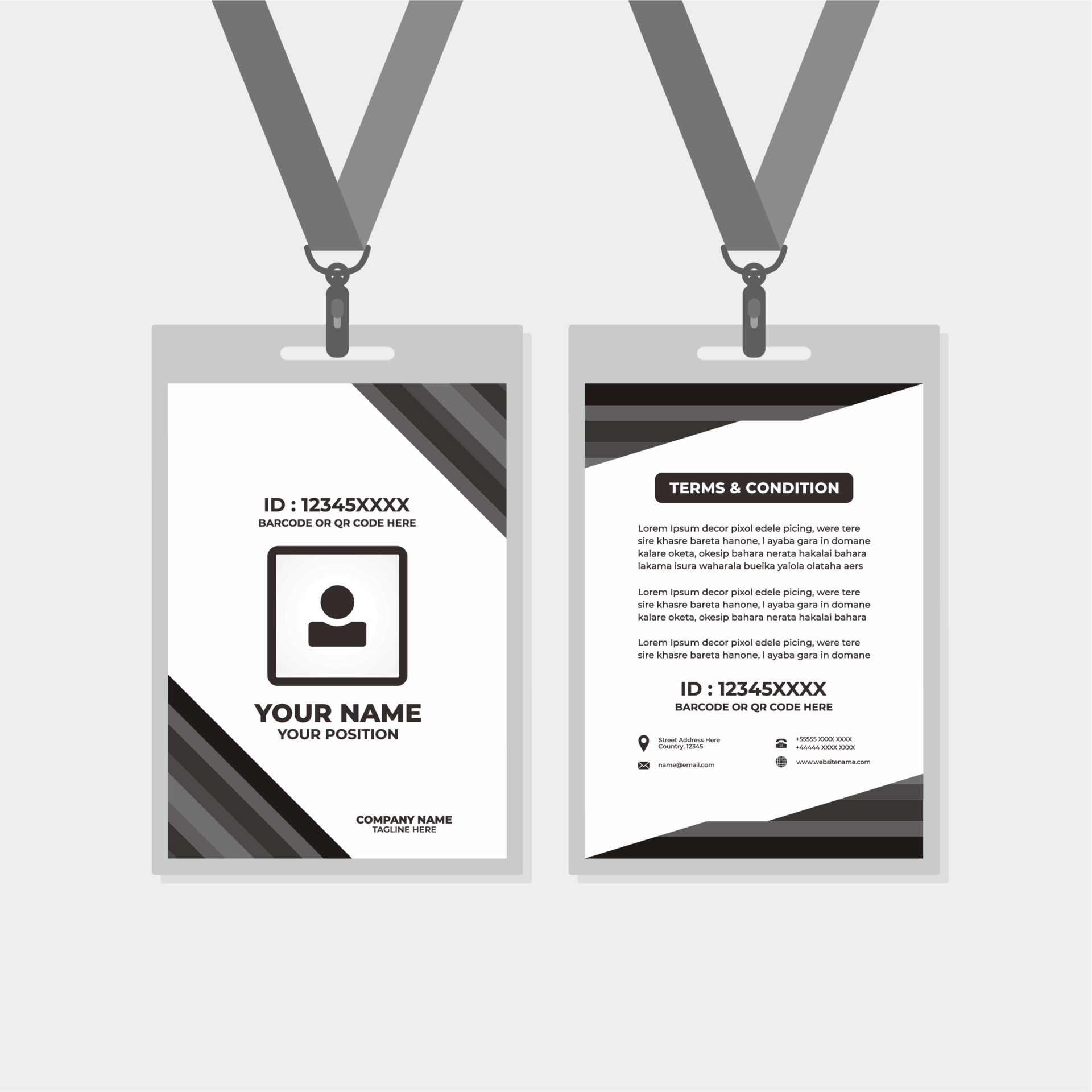 template-id-card-for-name-tag-committee-office-member-corporate