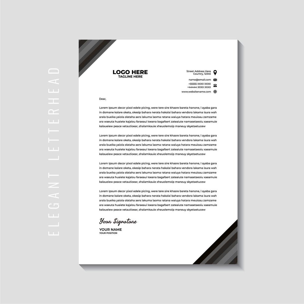 letterhead frame template,letterhead template,letterhead business,letterhead office,office stationery,office needs,employees,etc vector