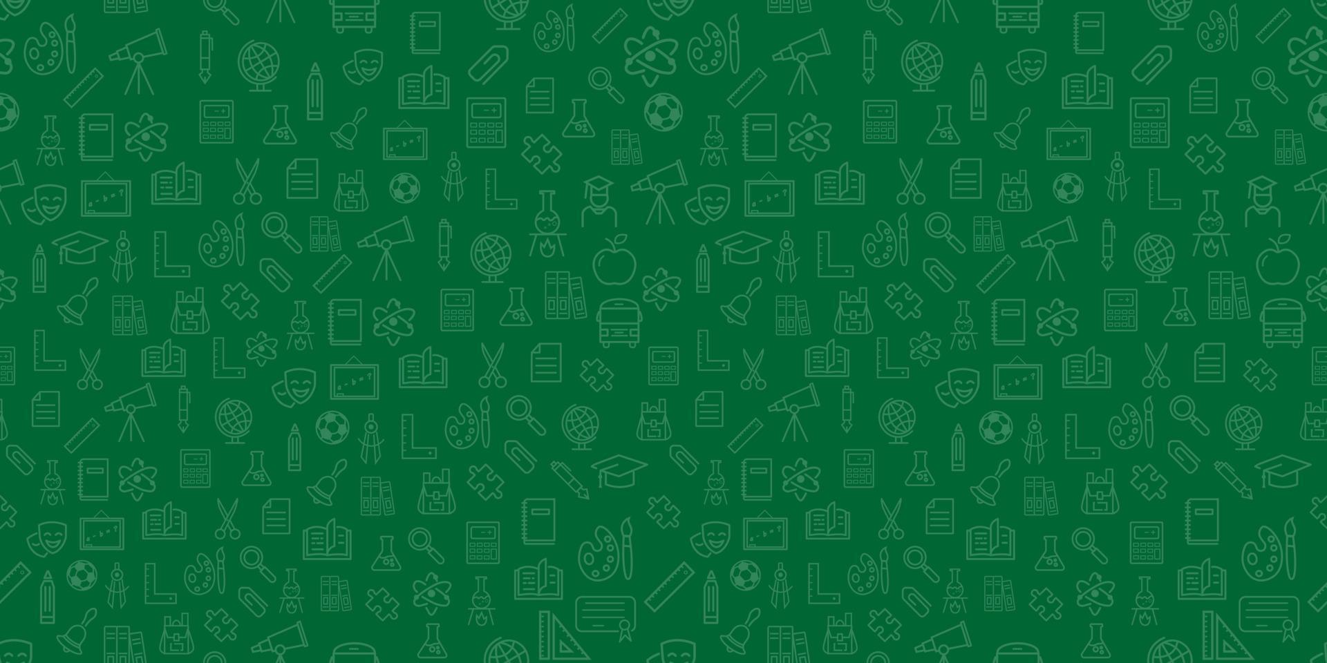 School background. Back to School concept. Welcome back to school Pattern with school supplies. Vector design