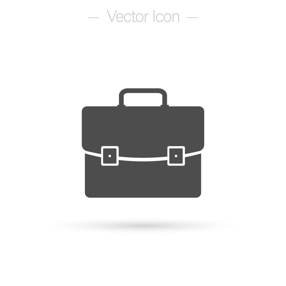 icono de maletín. símbolo de la maleta. ilustración vectorial aislada. vector