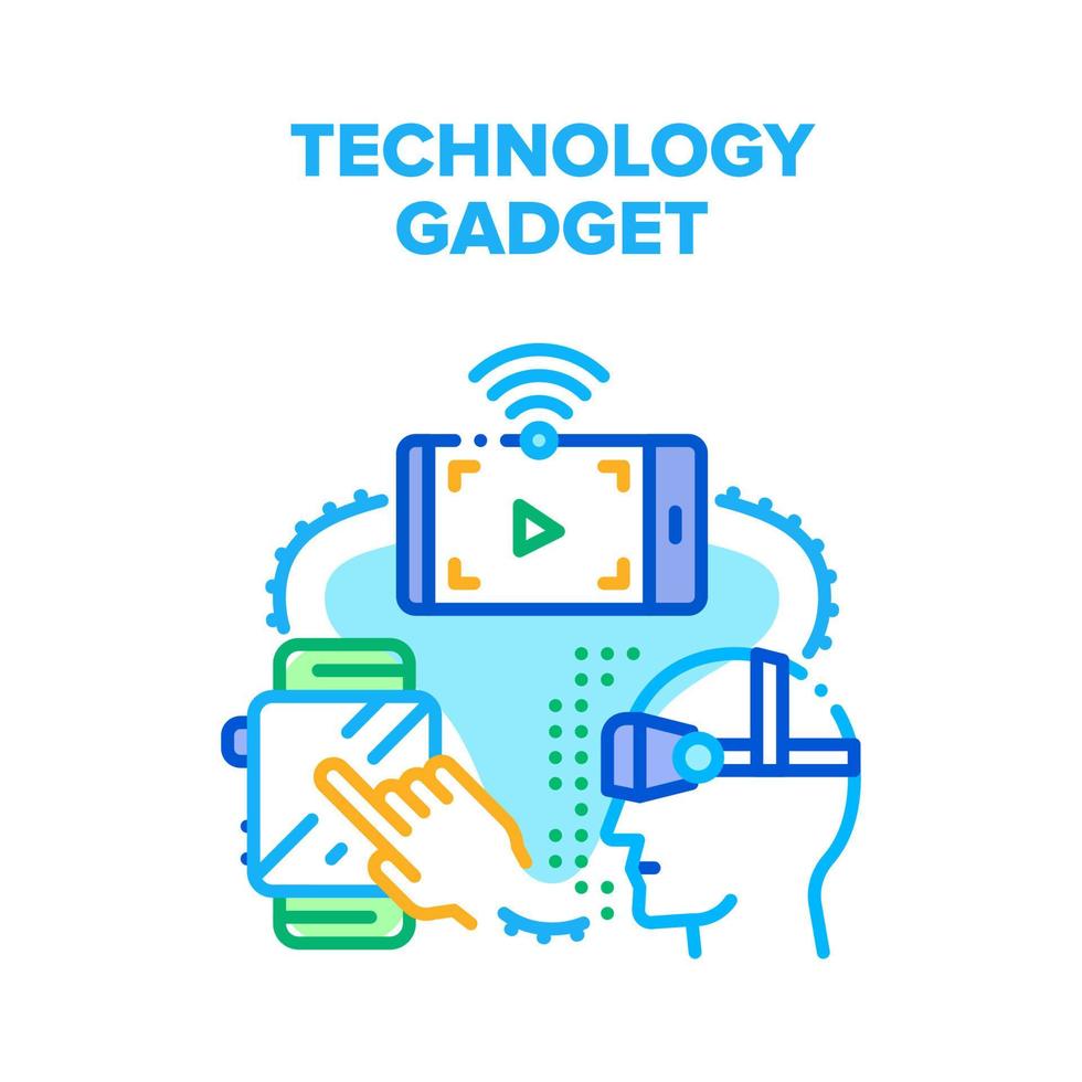 Technology Electronic Gadget Vector Concept Color