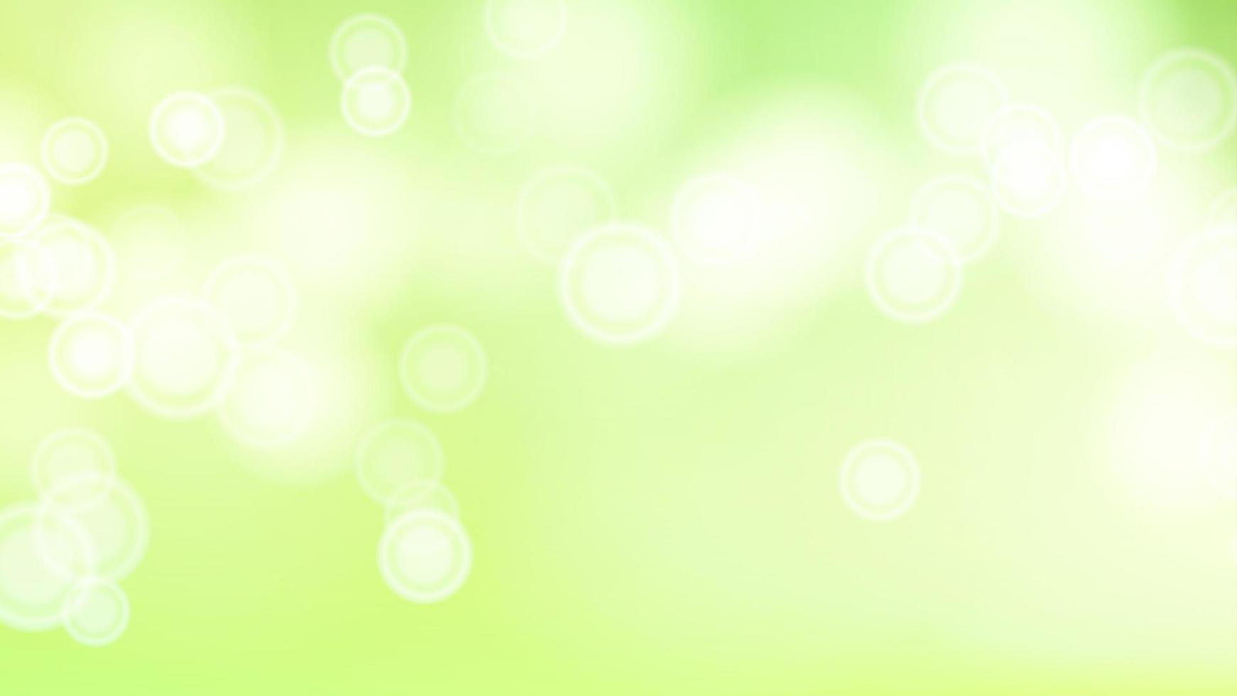 Green Bokeh Background Vector. Abstract Warm Blur And Bokeh Background. vector