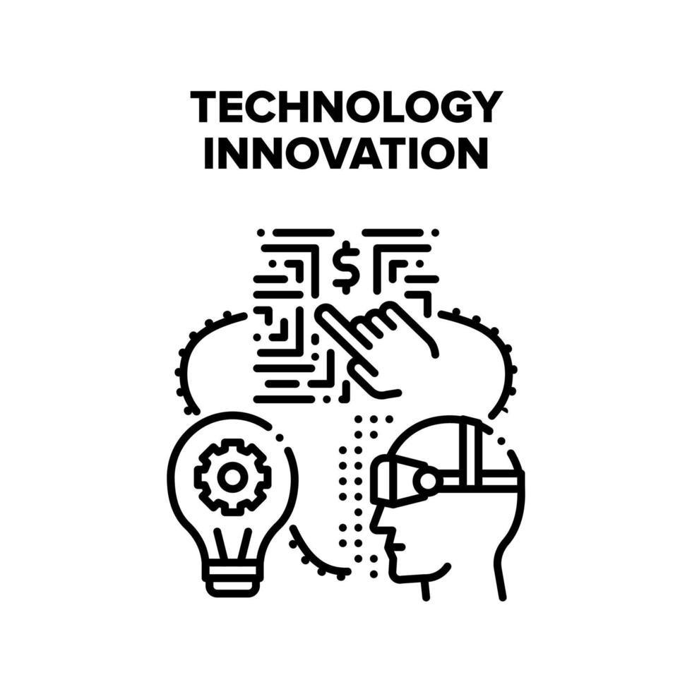 Technology Innovation Vector Concept Illustration