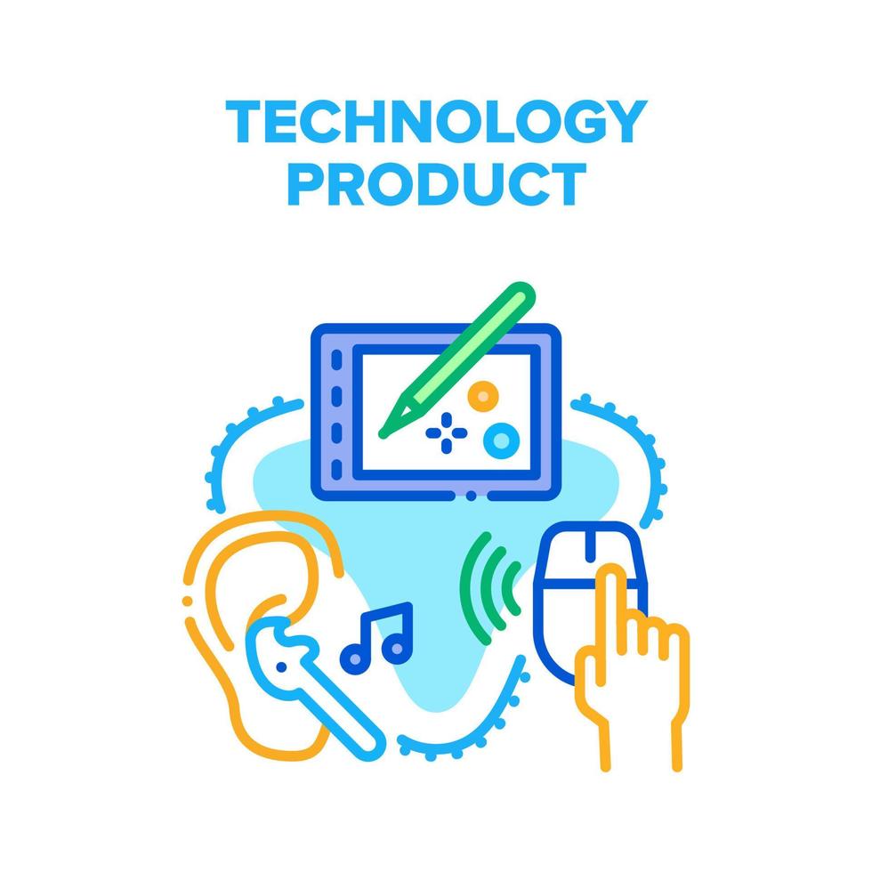 Technology Product Devices Vector Concept Color