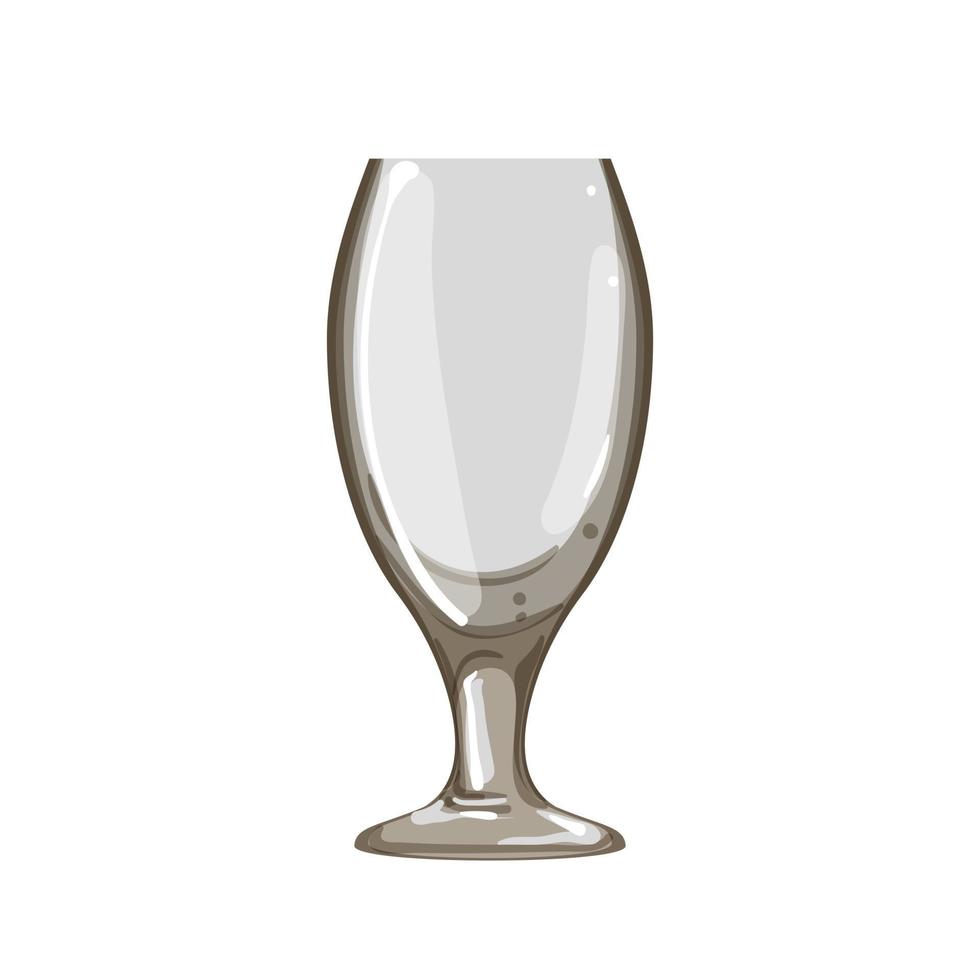 cold beer glass cartoon vector illustration