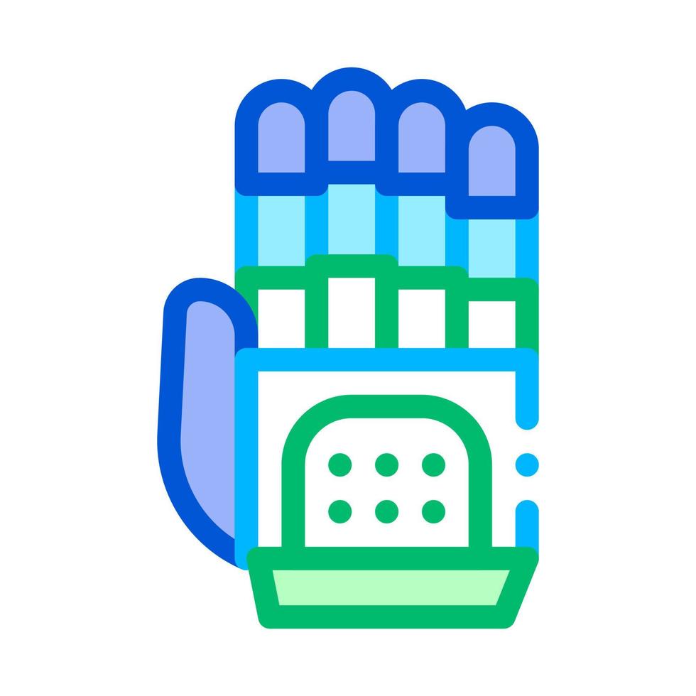Cyber Hand Artificial Intelligence Vector Icon