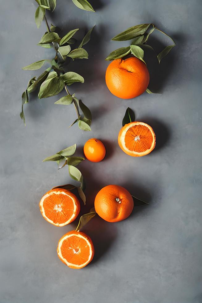 High vitamin c juicy and sweet fresh orange fruit photo