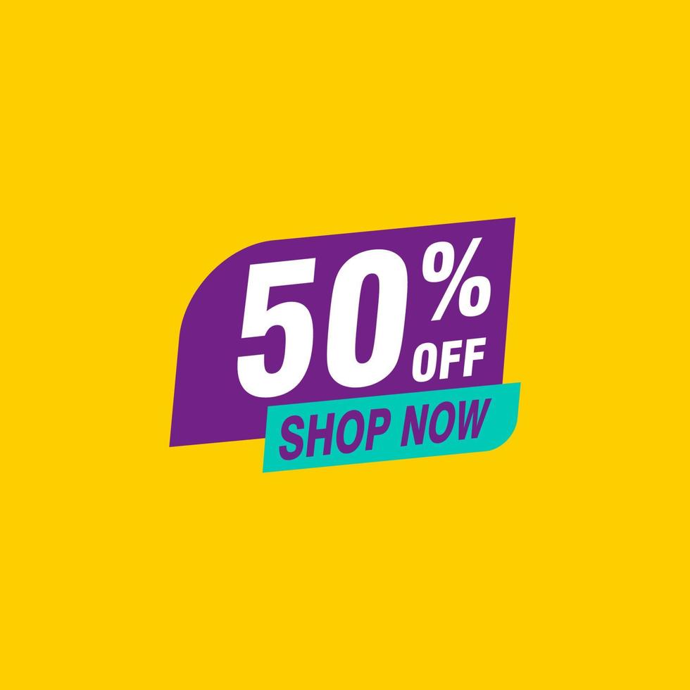 50 discount, Sales Vector badges for Labels, , Stickers, Banners, Tags, Web Stickers, New offer. Discount origami sign banner.