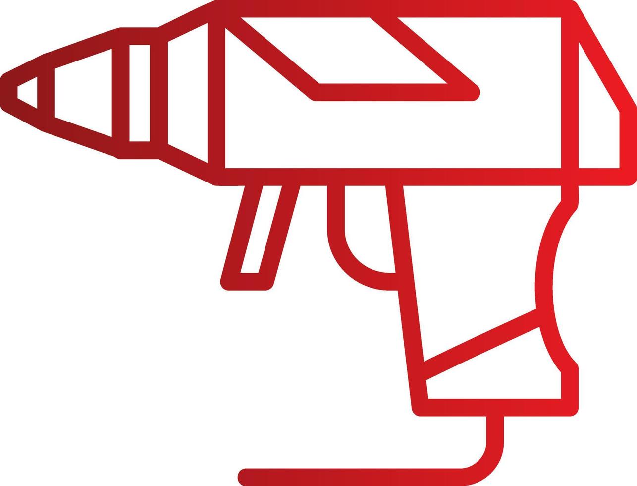 Hot Glue Gun Vector Icon