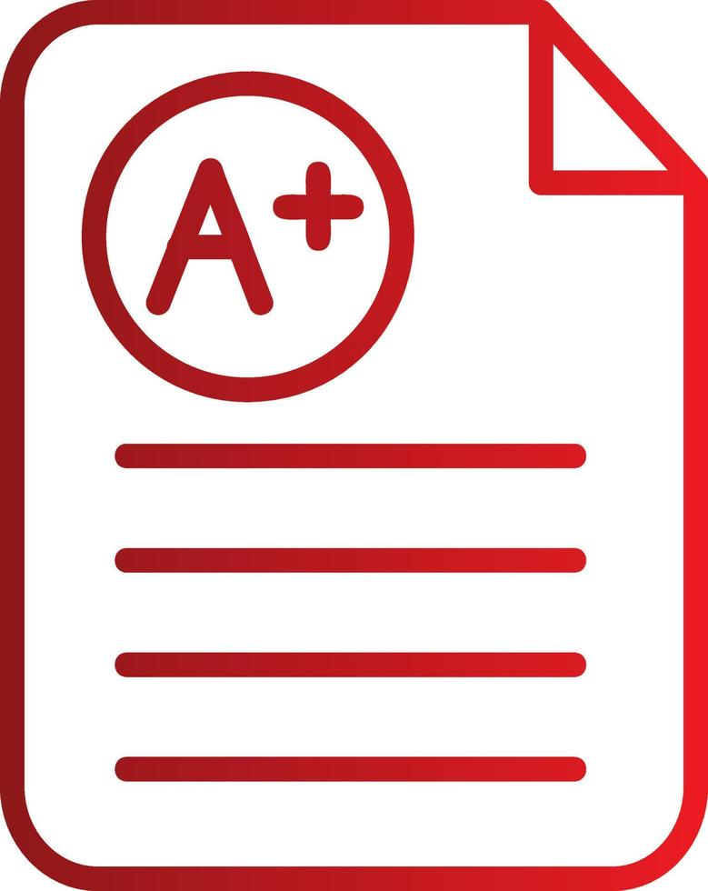 A Plus Vector Icon