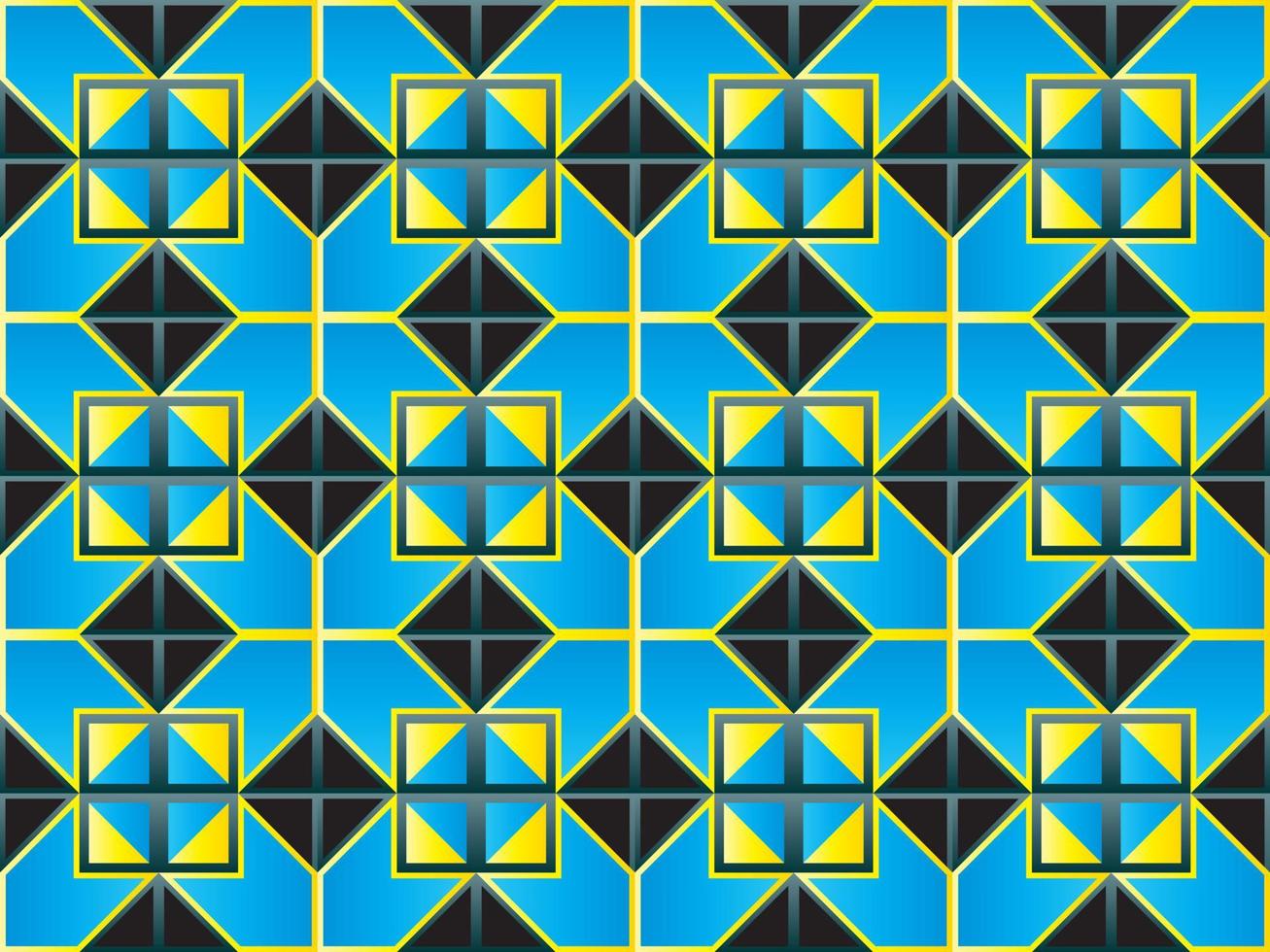 seamless geometric pattern with triangles vector