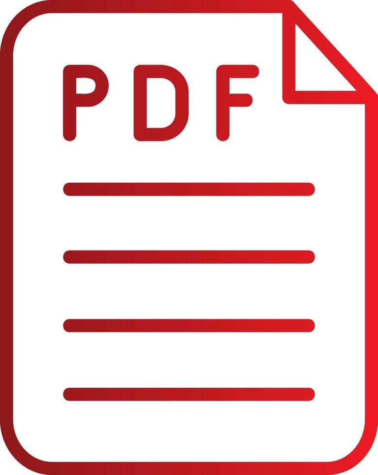 icono de vector de pdf