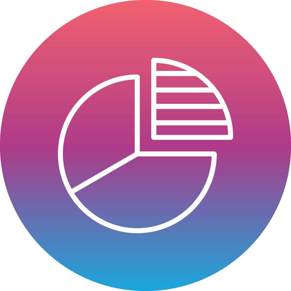 Pie Chart Vector Icon