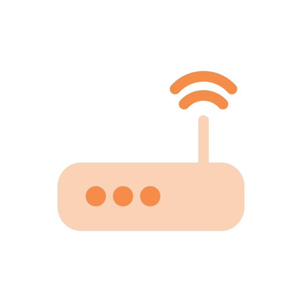 Signal router icon vector