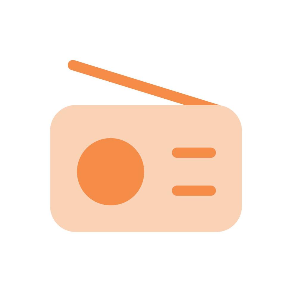 radio audio player icon vector