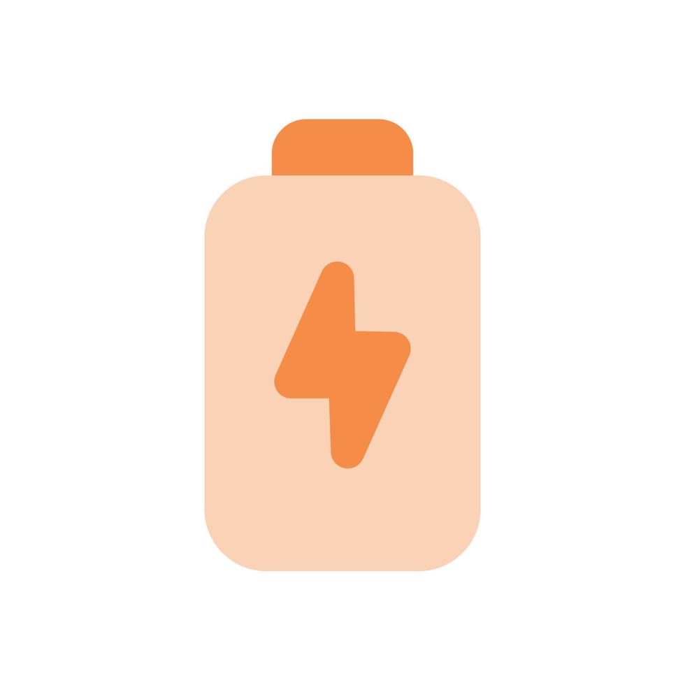 battery icon solid two tone vector
