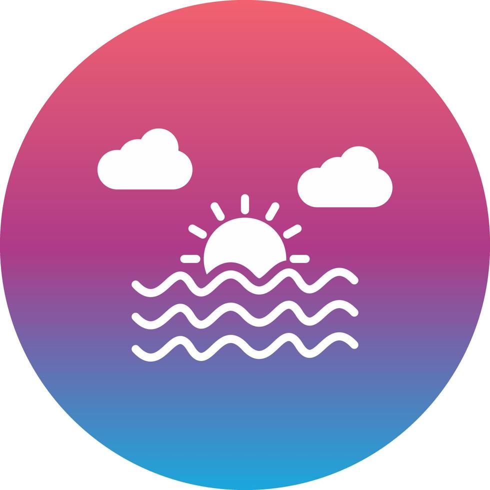 Sunset Vector Icon
