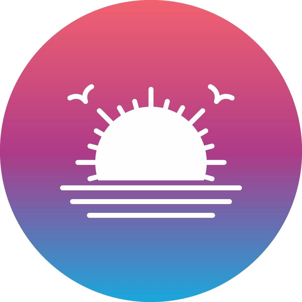 Sunrise Vector Icon