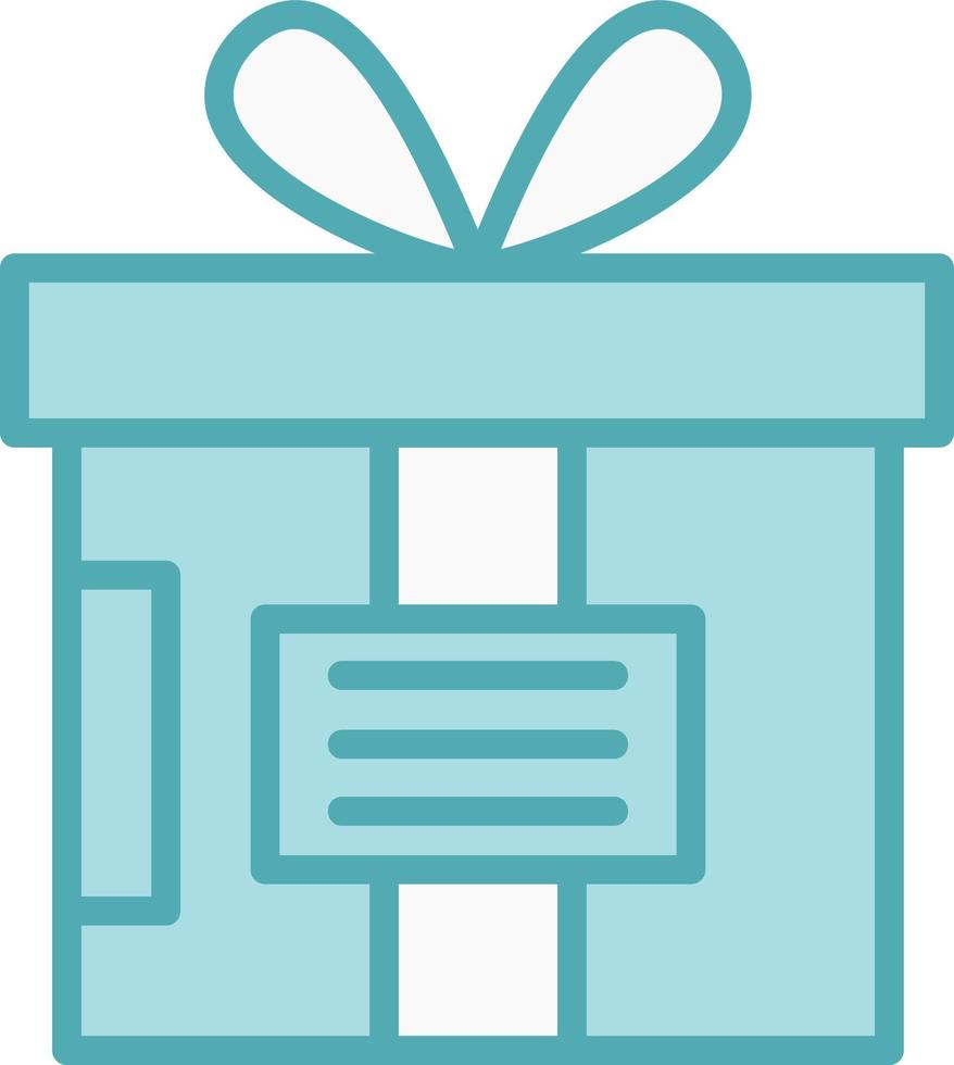 icono de vector de caja de regalo