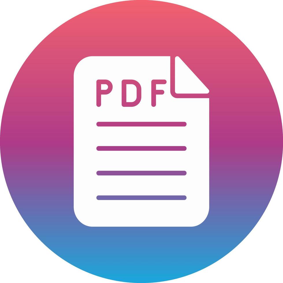 Pdf Vector Icon