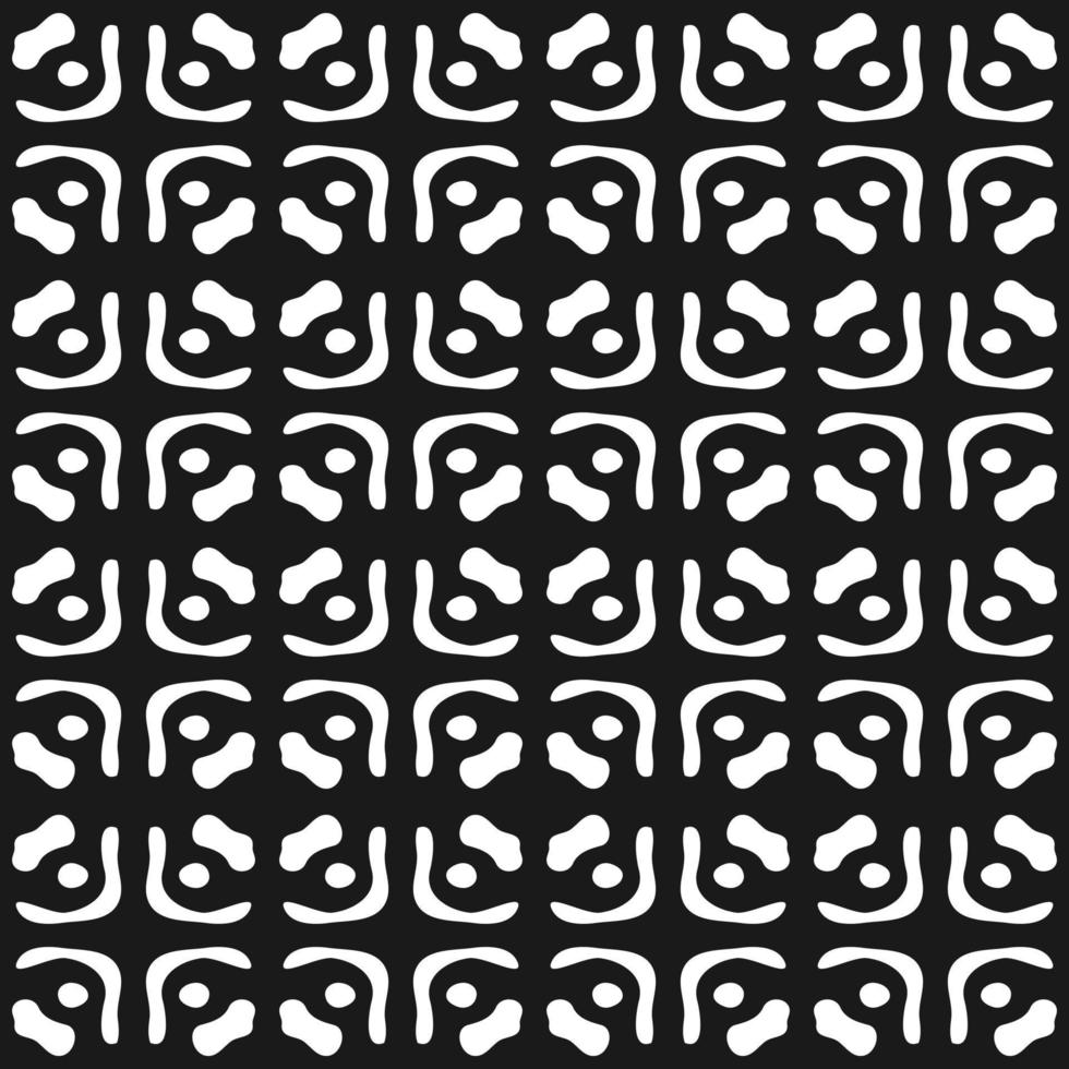 Seamless of Black Ethnic Pattern vector