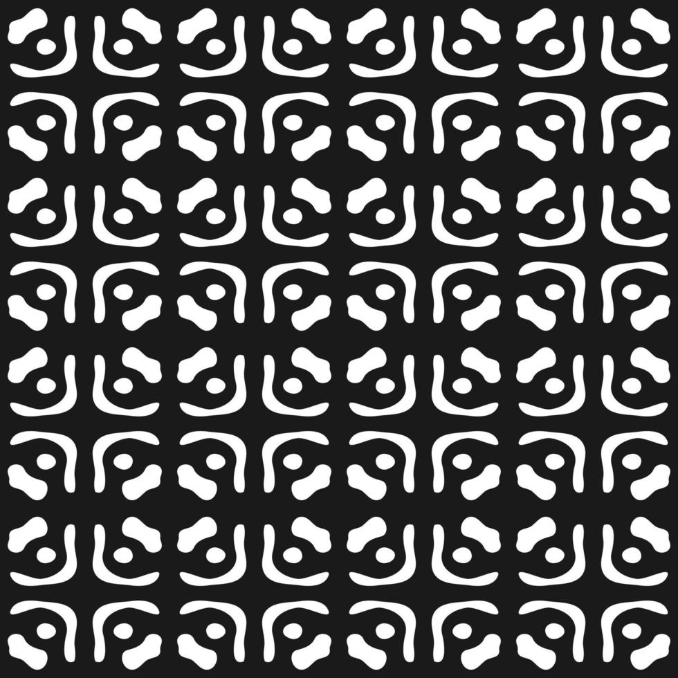 Seamless of Black Ethnic Pattern vector