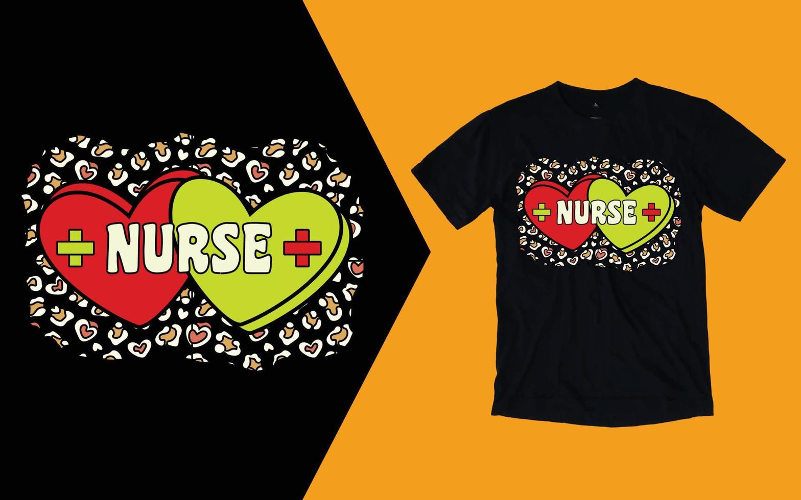 Nurse Valentines Day T shirt vector