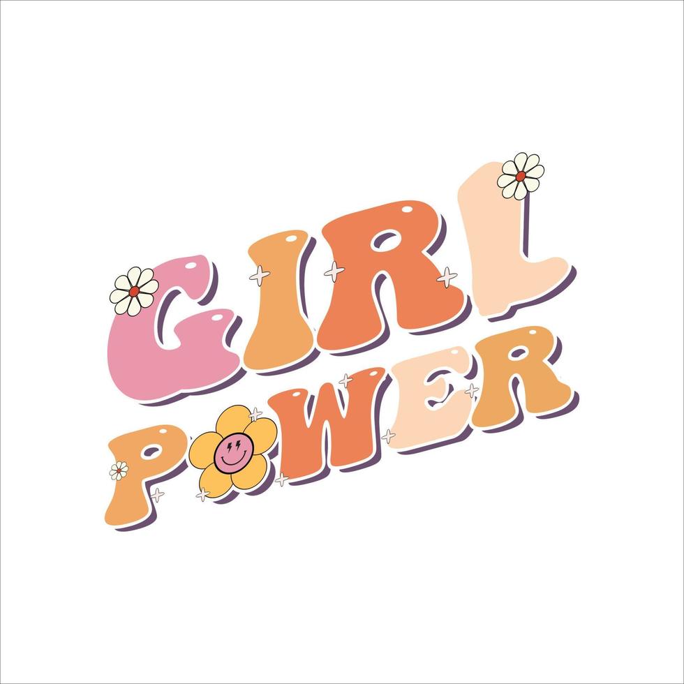 girl power cita diseño de camiseta de sublimación del día de san valentín, gráfico de sublimación de vector de san valentín