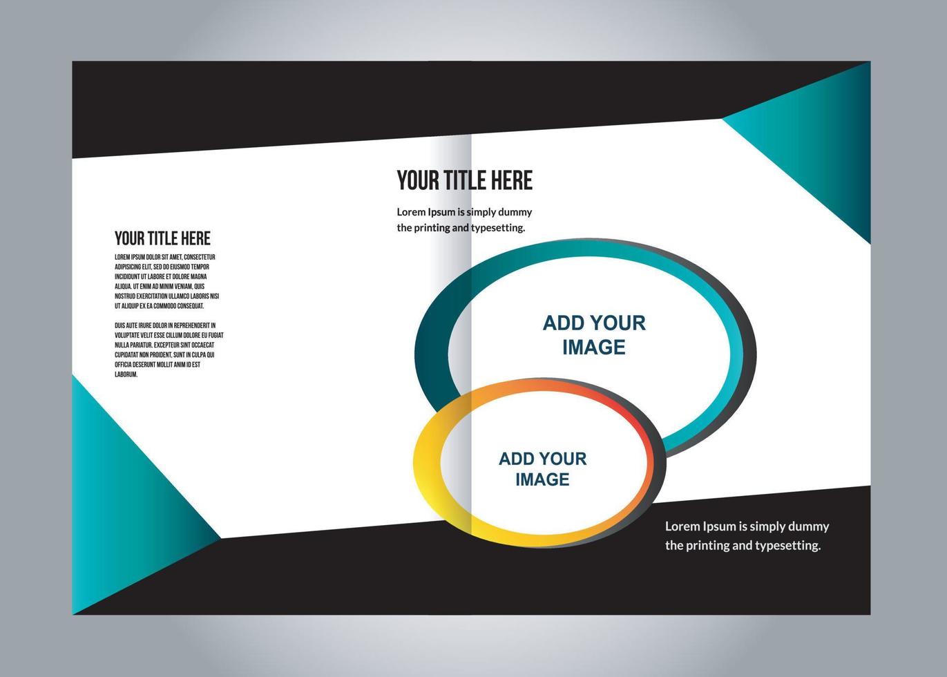 Brochure template vector