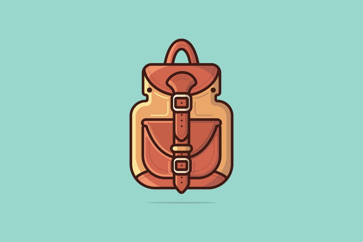 Ilustración de vector de bolso de moda de mujer. concepto de icono de objetos de belleza y moda. bolsos de moda, accesorios femeninos, diseño de vectores de bolsos de moda. bolso femenino para compras, viajes, vacaciones.