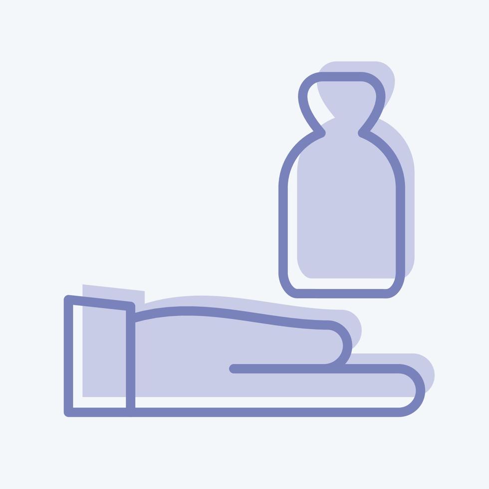 Icon Sponsorship. related to Volunteering symbol. two tone style. Help and support. friendship vector