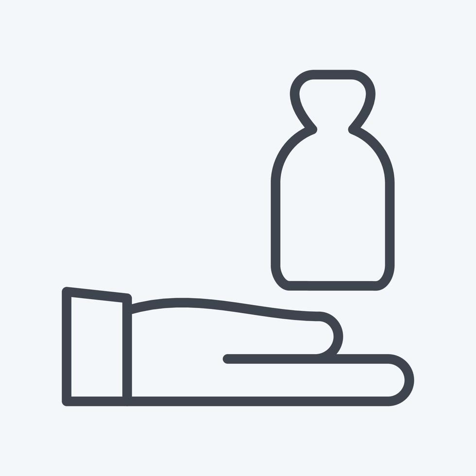 Icon Sponsorship. related to Volunteering symbol. line style. Help and support. friendship vector
