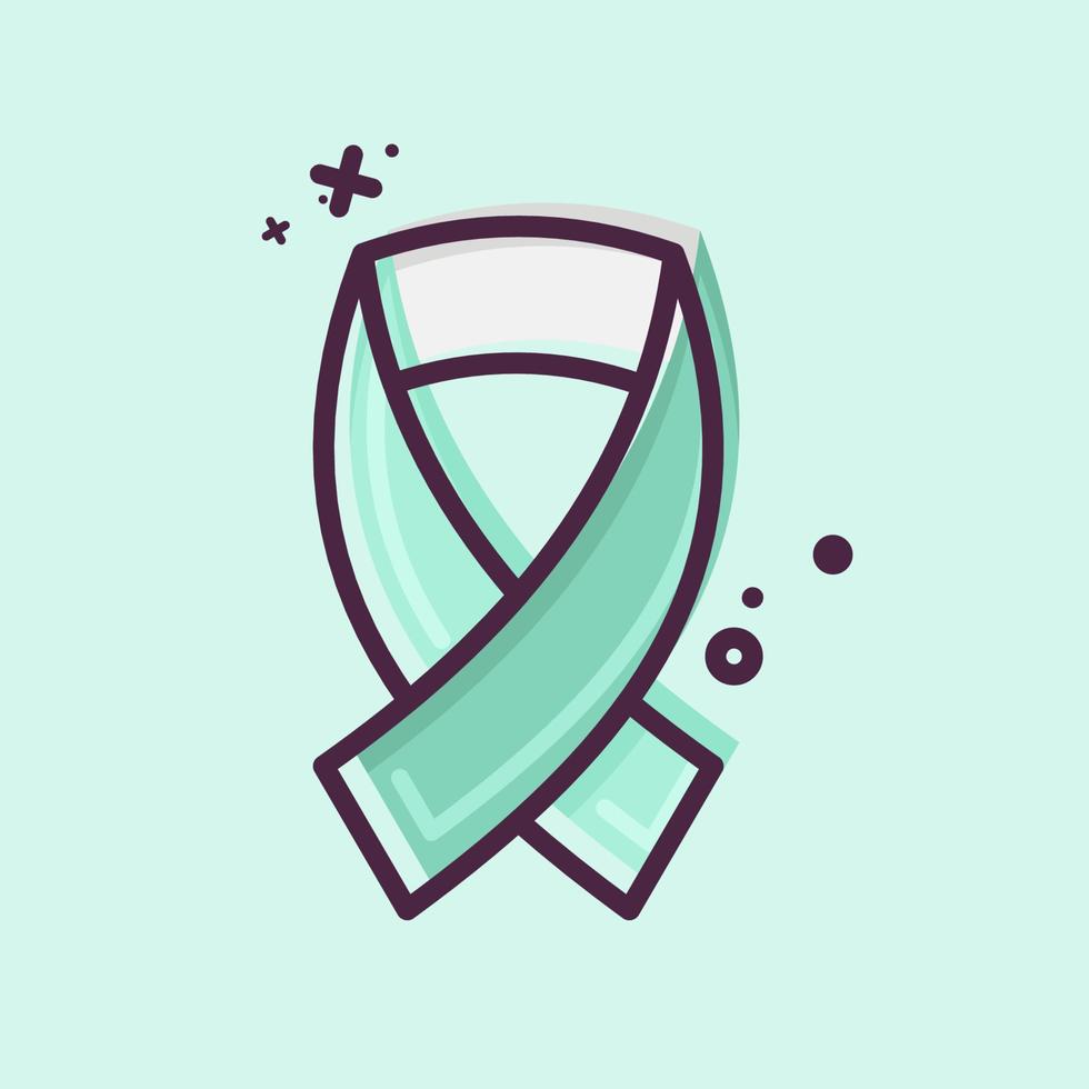 Icon Awareness. related to Volunteering symbol. MBE style. Help and support. friendship vector
